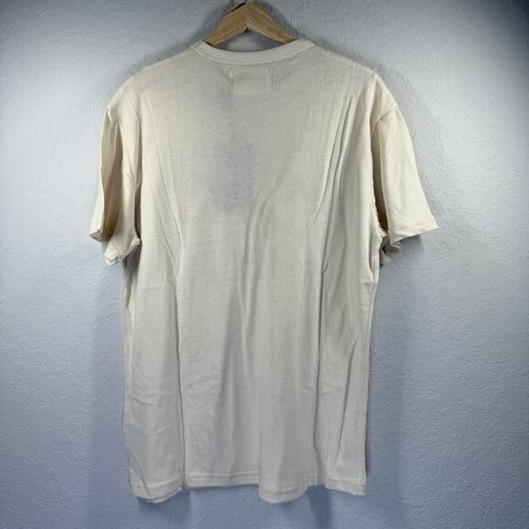Woman's Pyknic Tacos and Beer Ivory and Orange Tee Shirt Size XL NEW - Picture 8 of 8